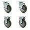 Service Caster Cambro UPCS400CK Ultra Pan Carrier Caster with 2 Rigid Replacement Set - SCC CAM-SCC-20S514-PPUB-TLB-2-R514-2 - alternate 1